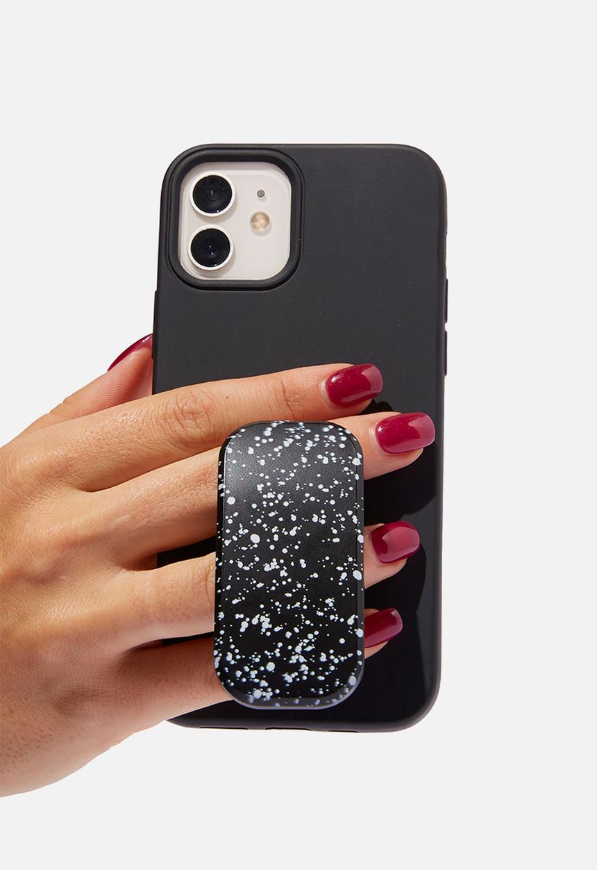 Typo - Get a grip phone holder - splatter black