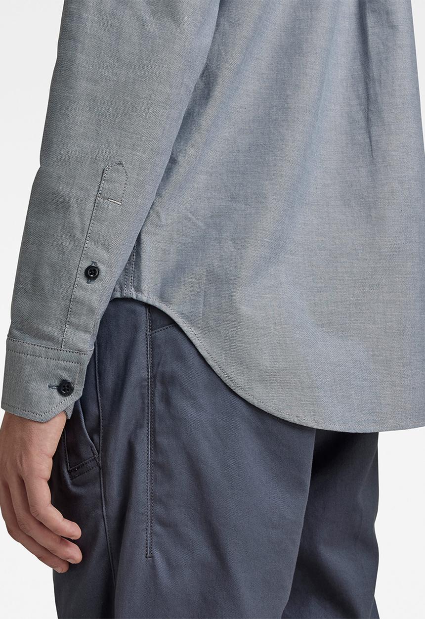 G-STAR - Secret utility reg shirt - nitro/white oxford