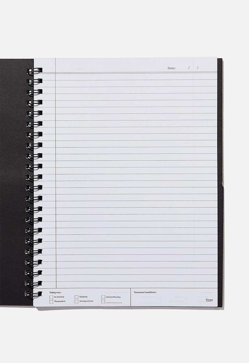 Typo - A4 campus notebook recycled - own your power butterfly