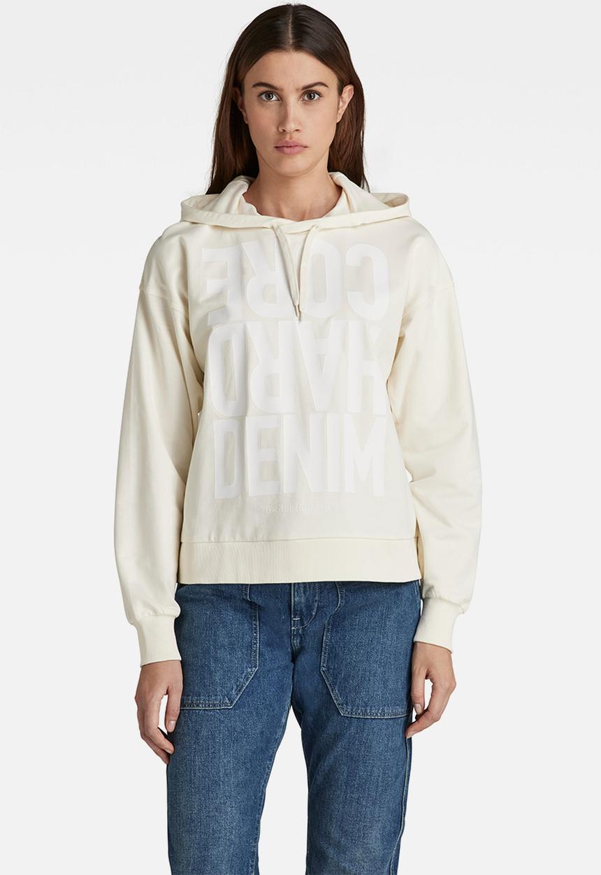 G-STAR - Hcd loose hooded sweater - papyrus