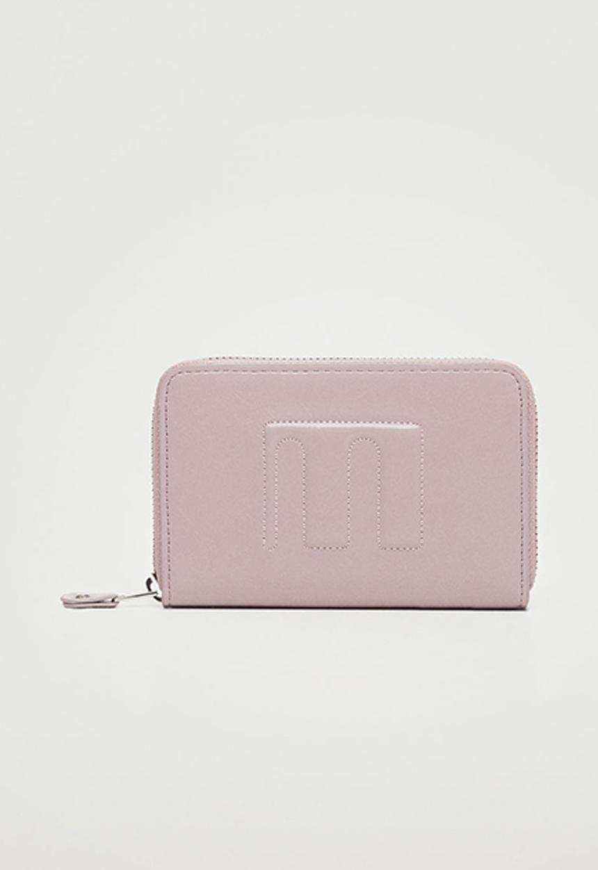MANGO - Logo wallet - lilac