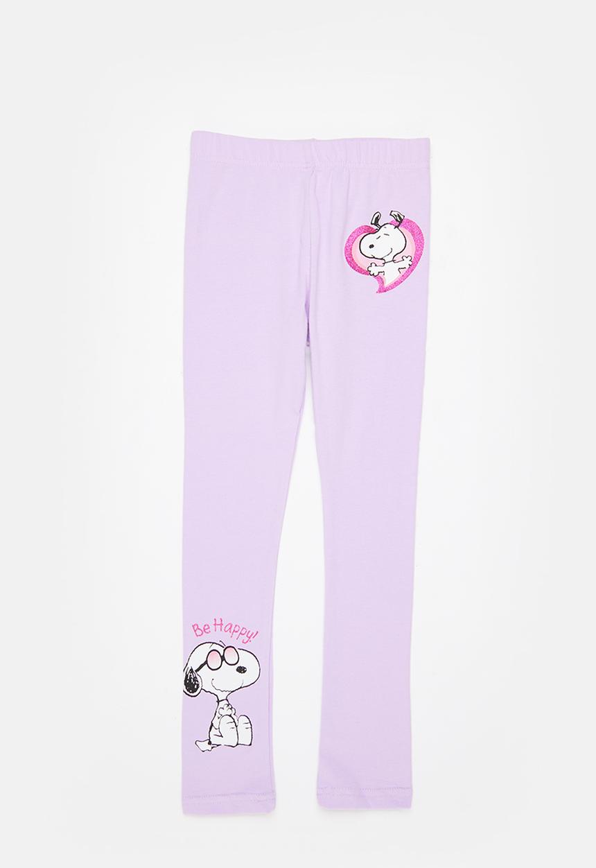 Character Group - Snoopy leggings - purple