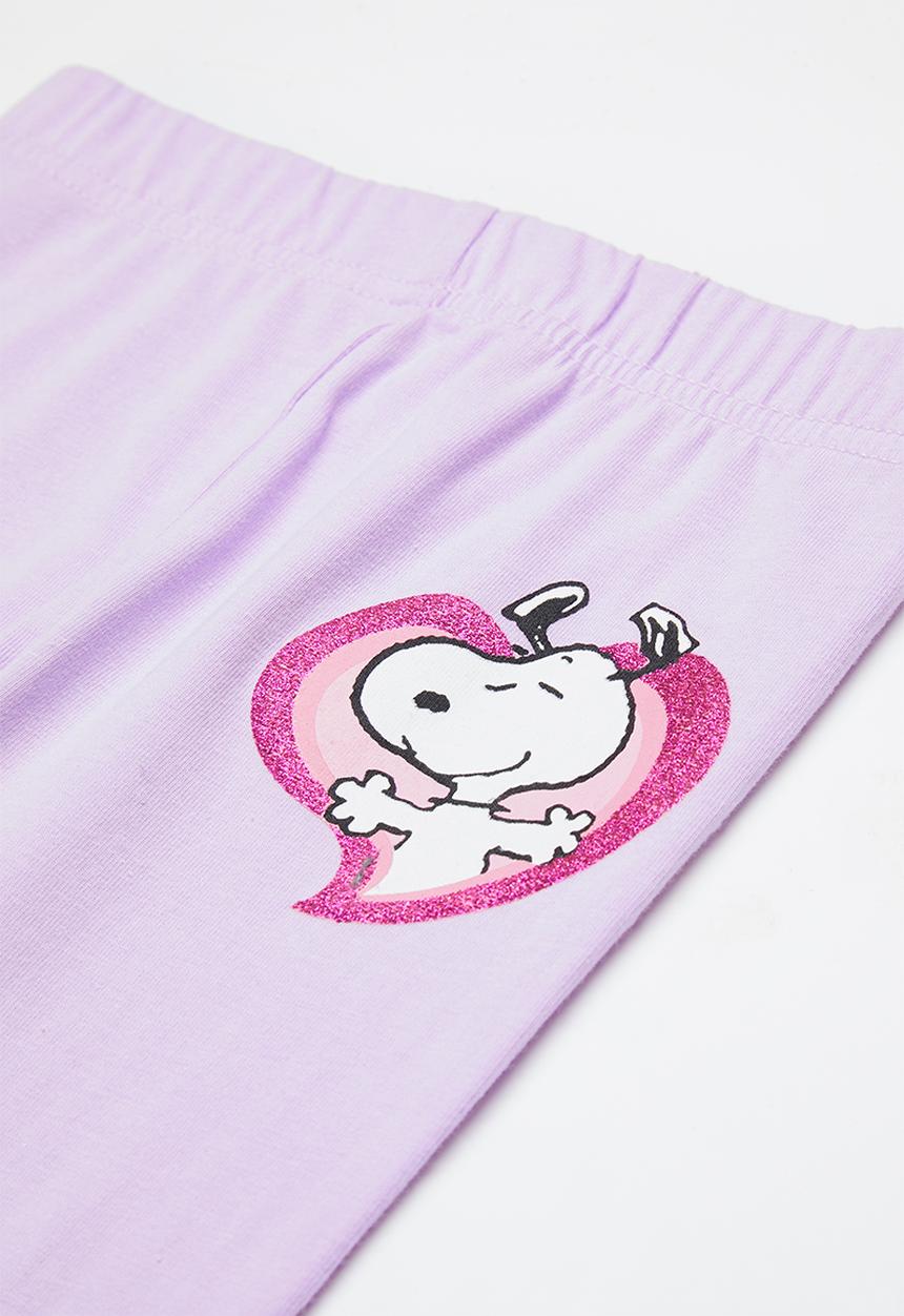 Character Group - Snoopy leggings - purple