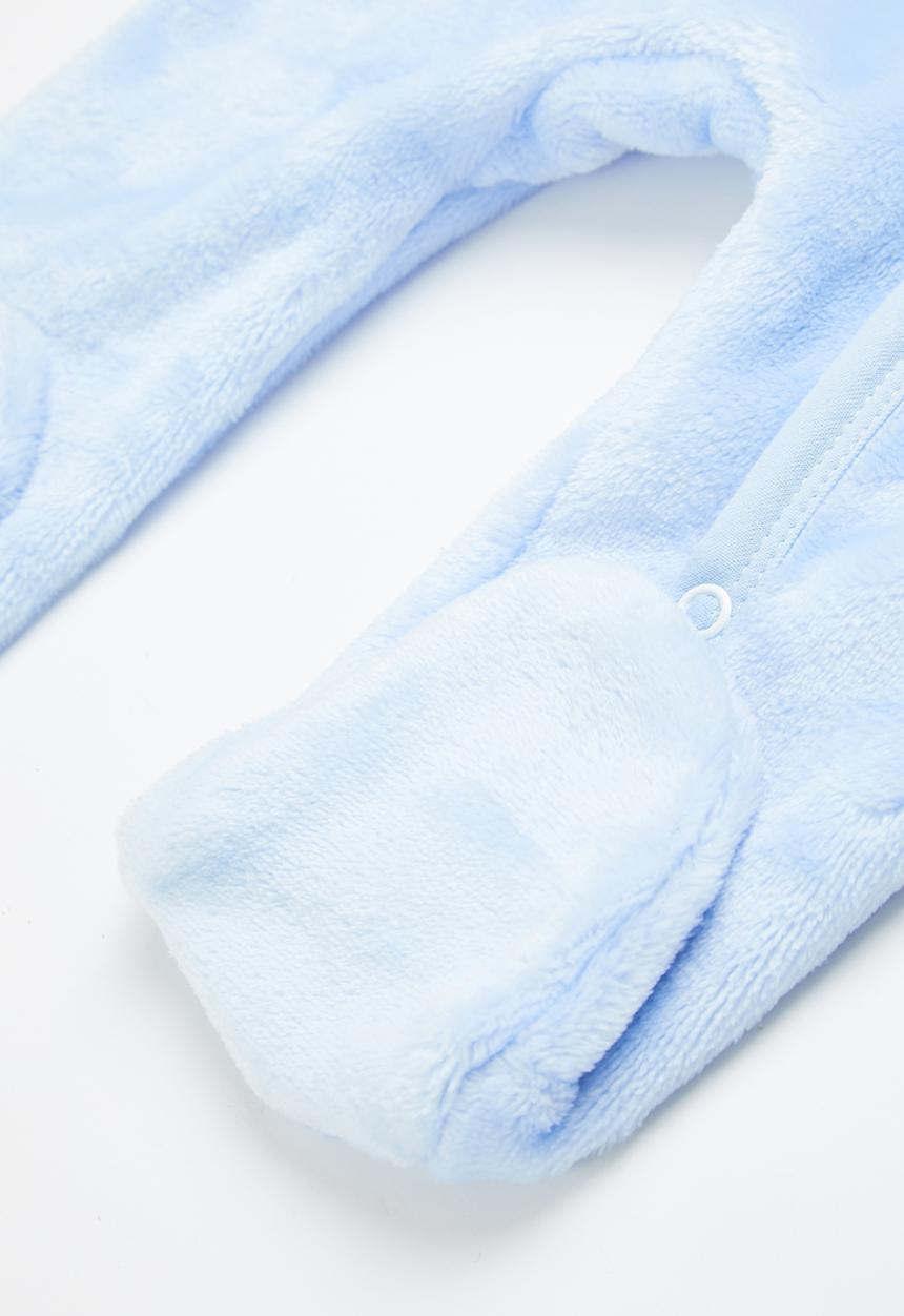 Pop Candy - Boys sherpa sleepsuit - powder