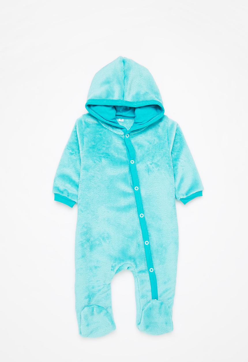 Pop Candy - Boys sherpa sleepsuit - ocean
