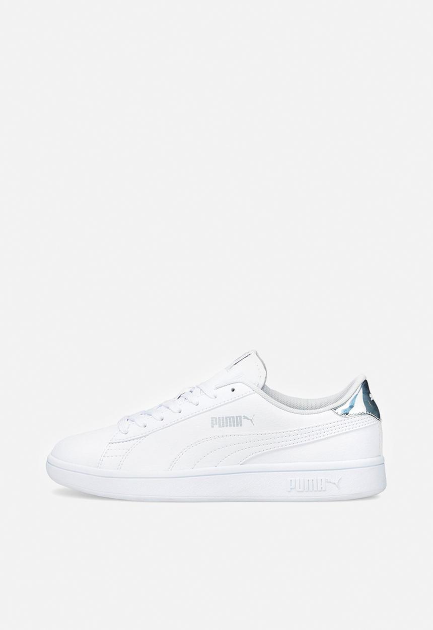 PUMA - Puma smash v2 mirror metallic jr - puma white-puma white-puma silver