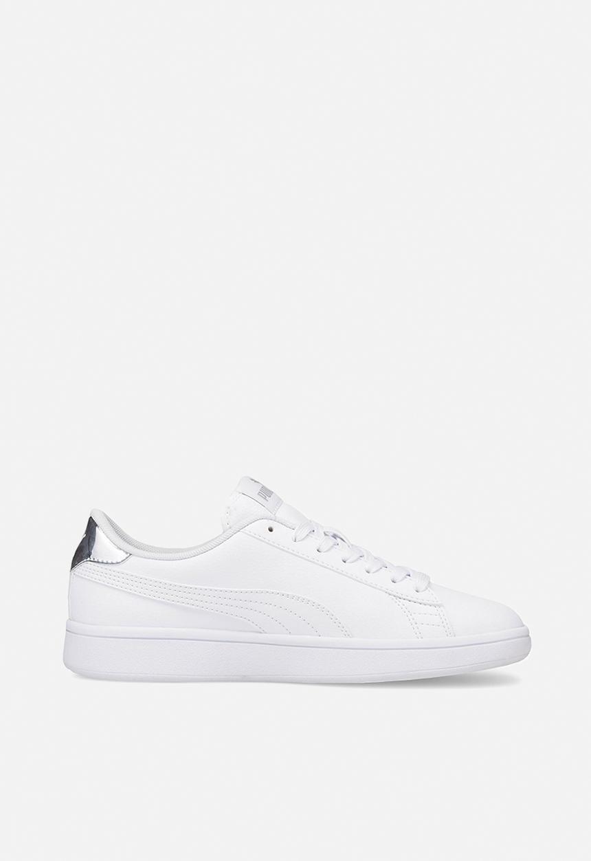 PUMA - Puma smash v2 mirror metallic jr - puma white-puma white-puma silver