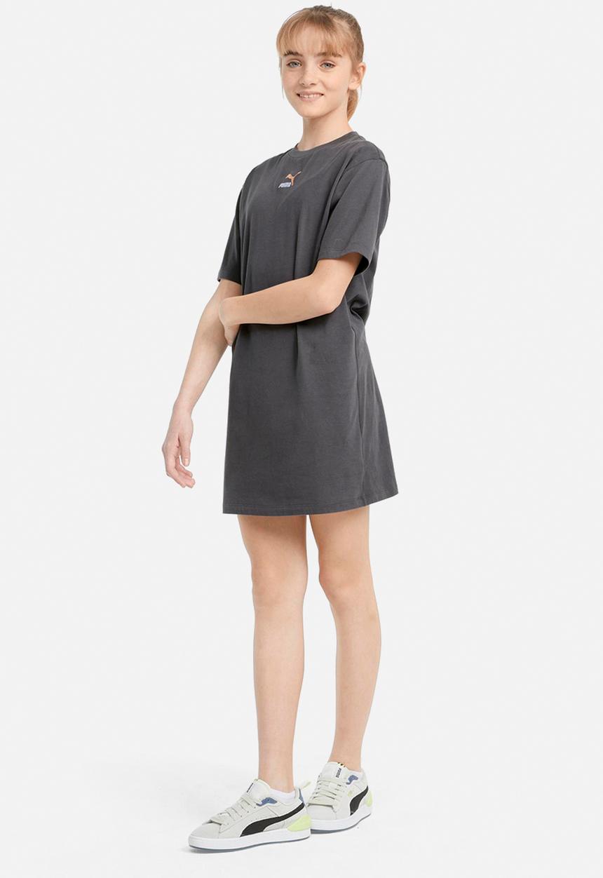 PUMA - Grl tee dress g - asphalt