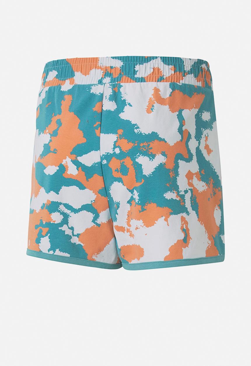 PUMA - Alpha aop shorts g - puma white-aop