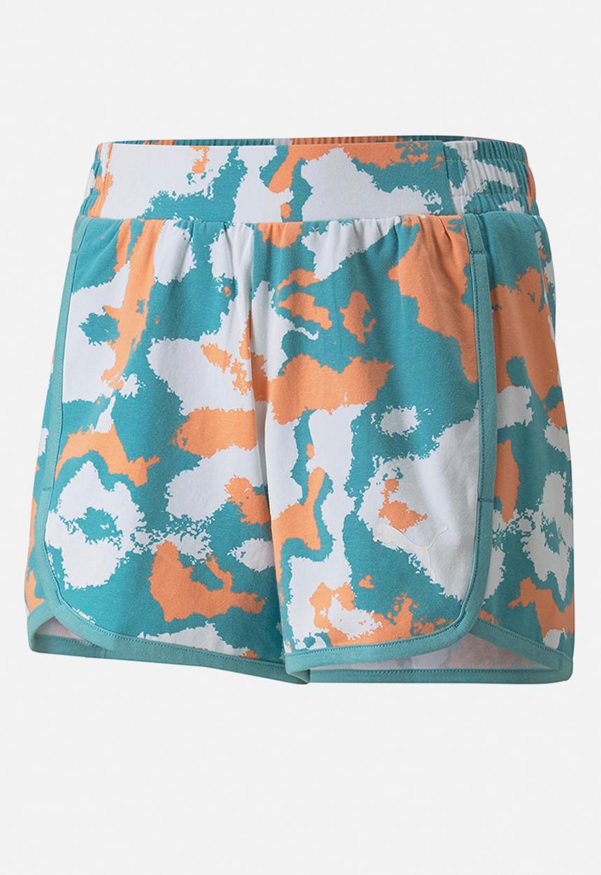 PUMA - Alpha aop shorts g - puma white-aop
