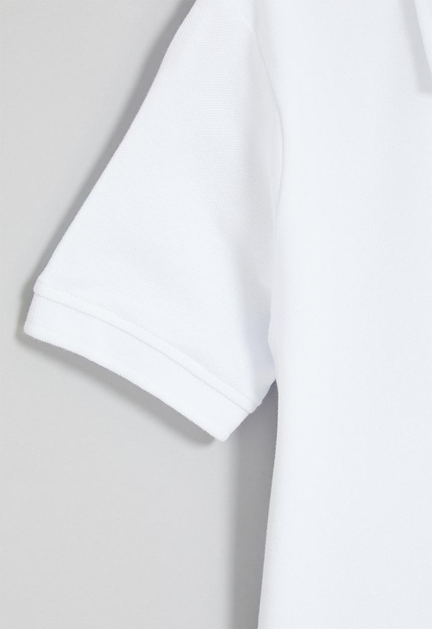 POLO - Girls classic short sleeve golfer - white