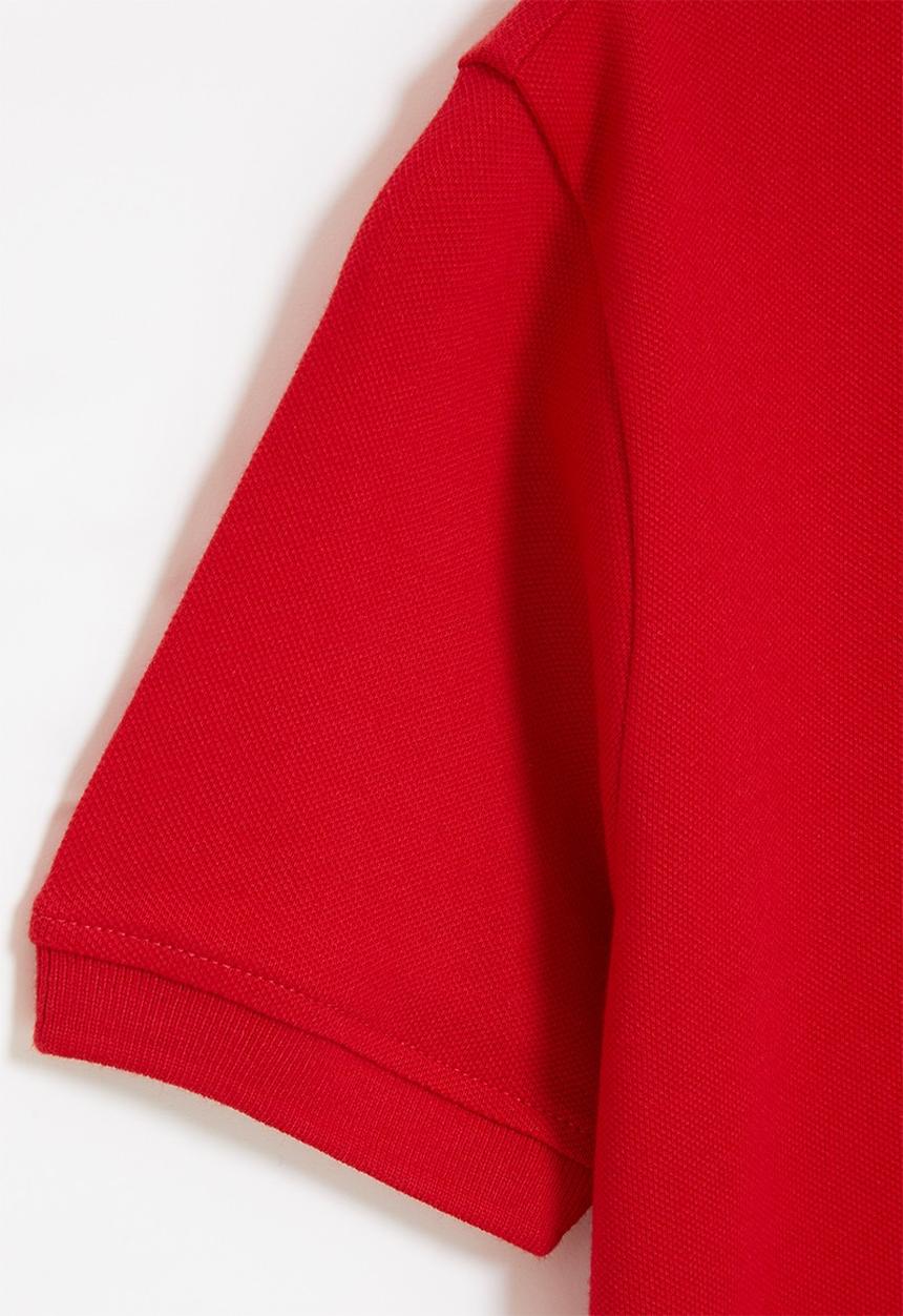 POLO - Girls classic short sleeve golfer - red