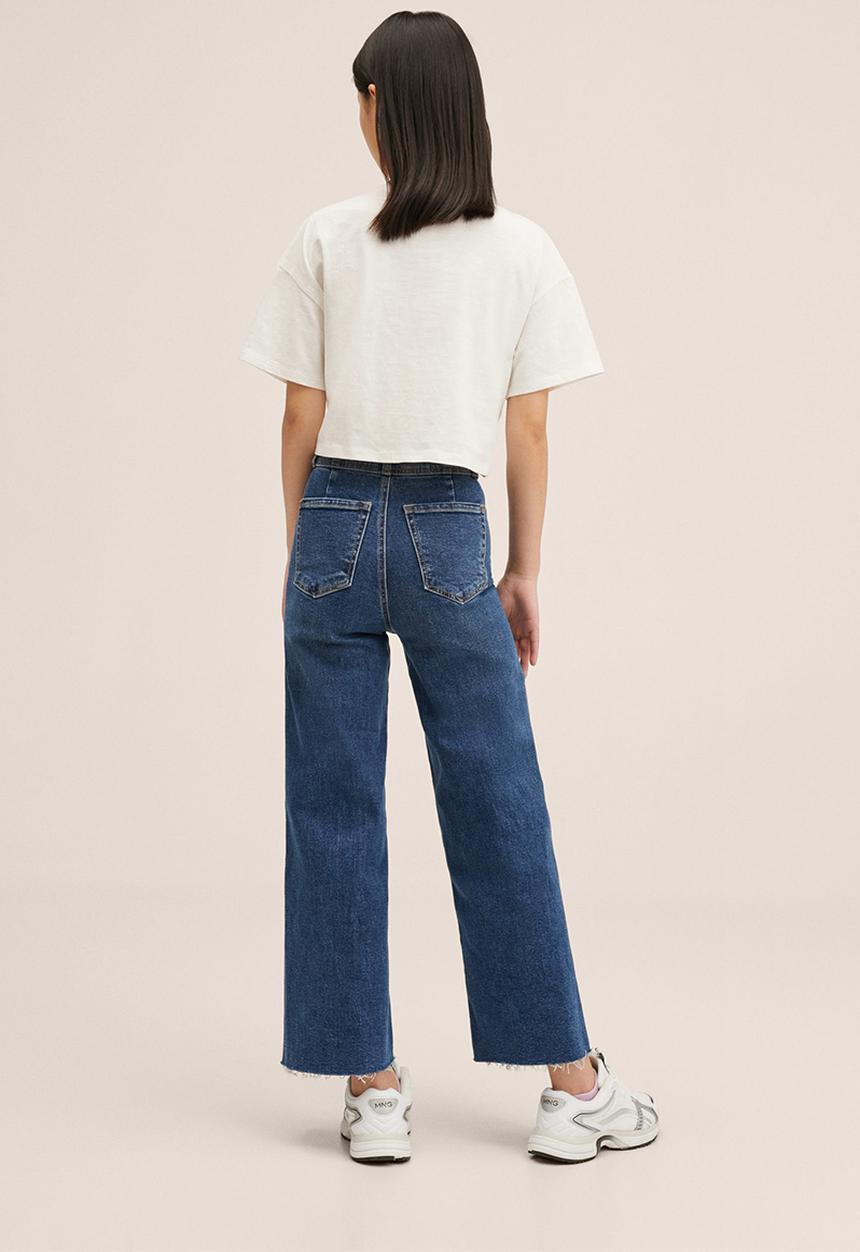 MANGO - Jeans split - blue