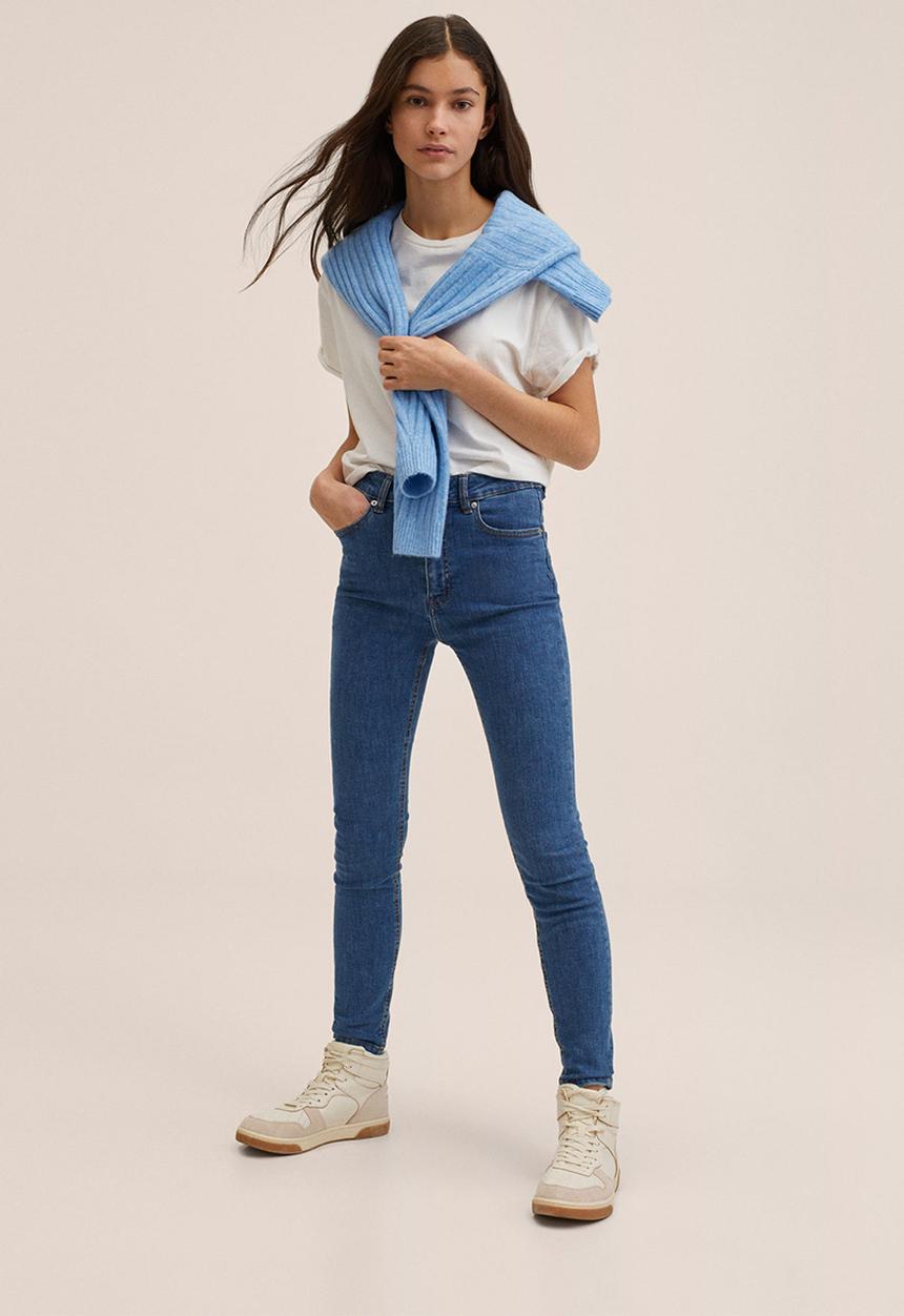 MANGO - Jeans skinny - blue