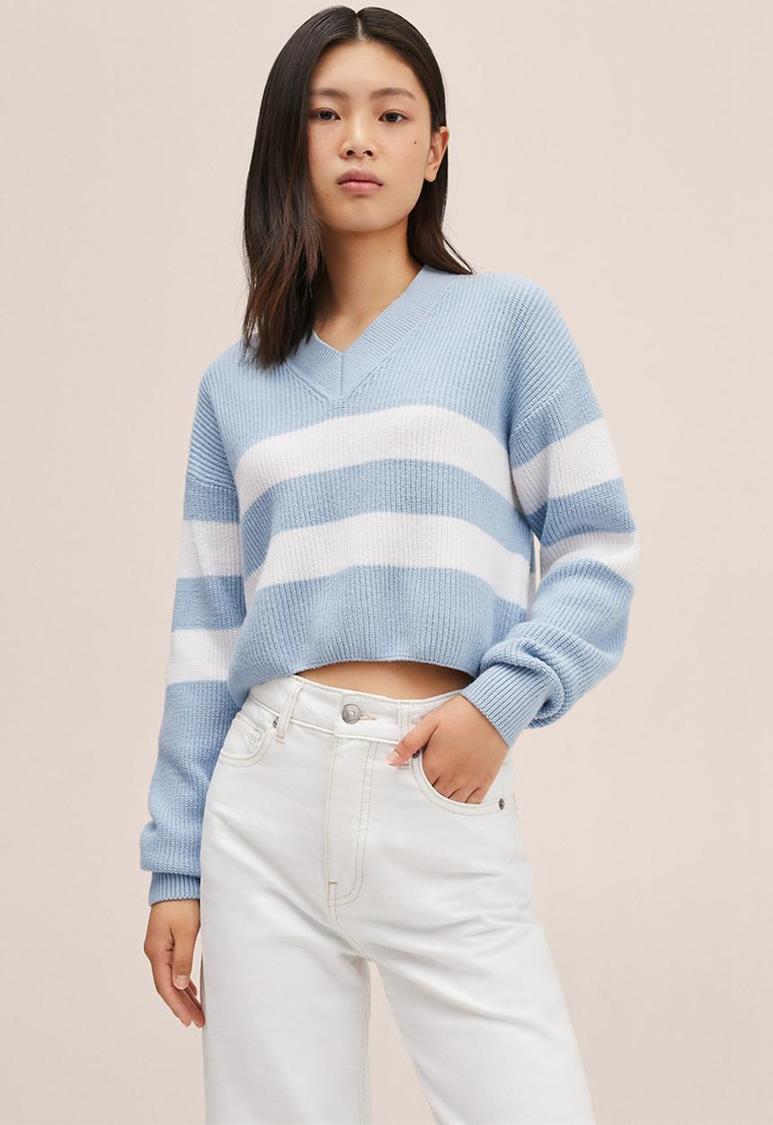 MANGO - Sweater tulipa - blue
