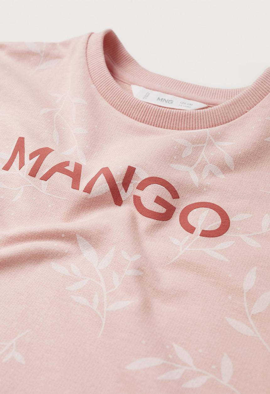 MANGO - Sweatshirt mangolo - pink