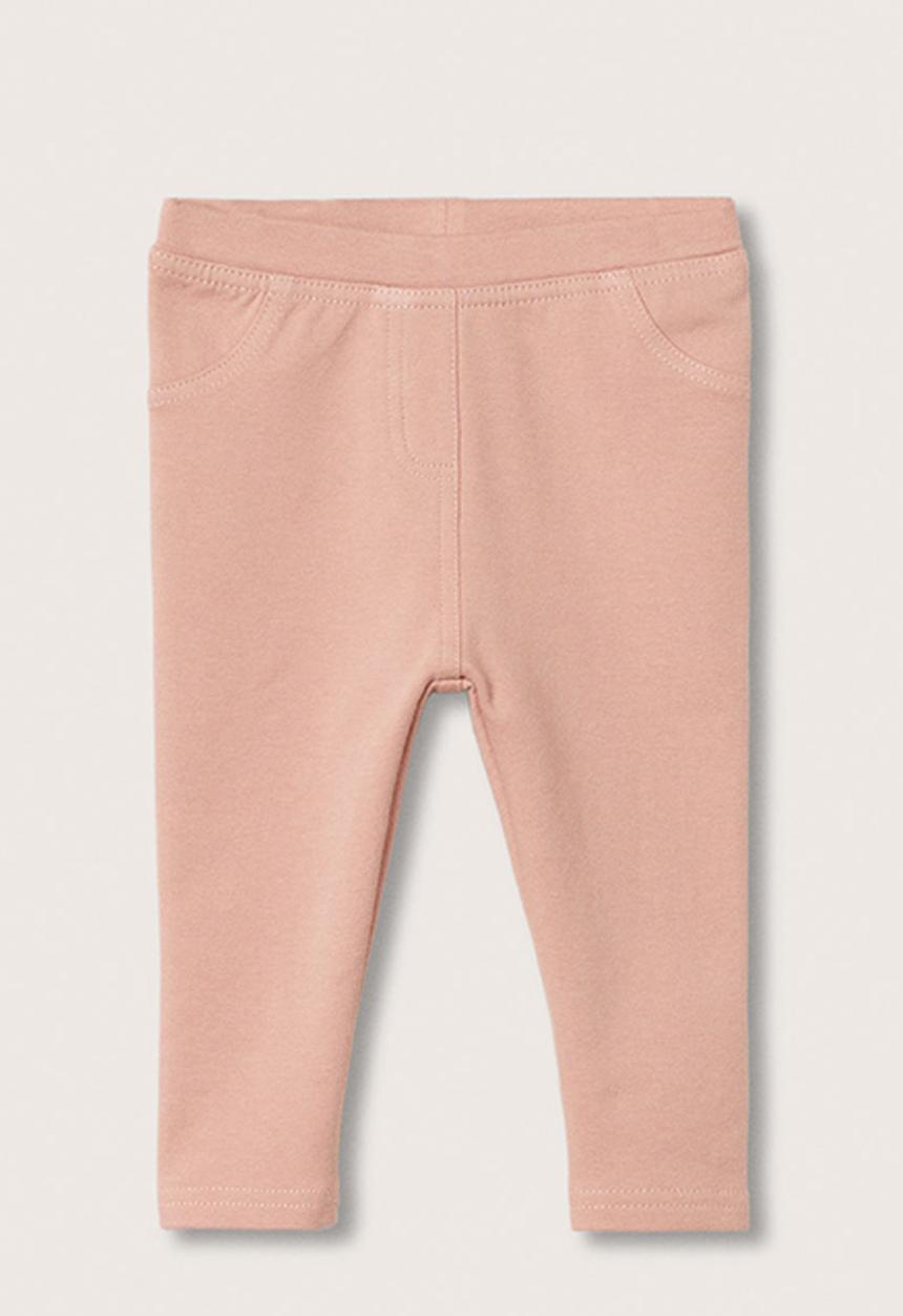 MANGO - Leggings terry - pink