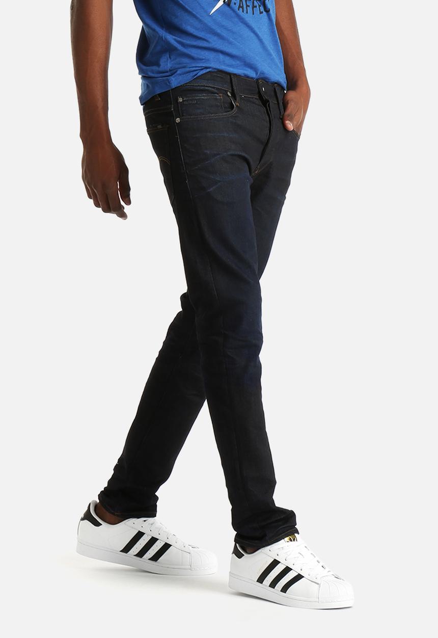 G-STAR - 3301 Regular Tapered Visor r stretch denim dk aged