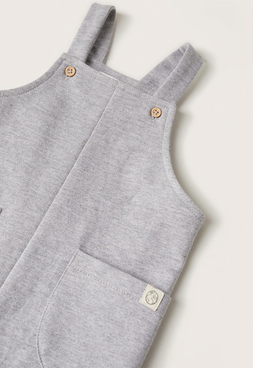 MANGO - Dungarees sena - pastal gray