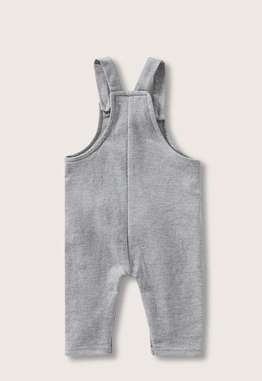 MANGO - Dungarees sena - pastal gray
