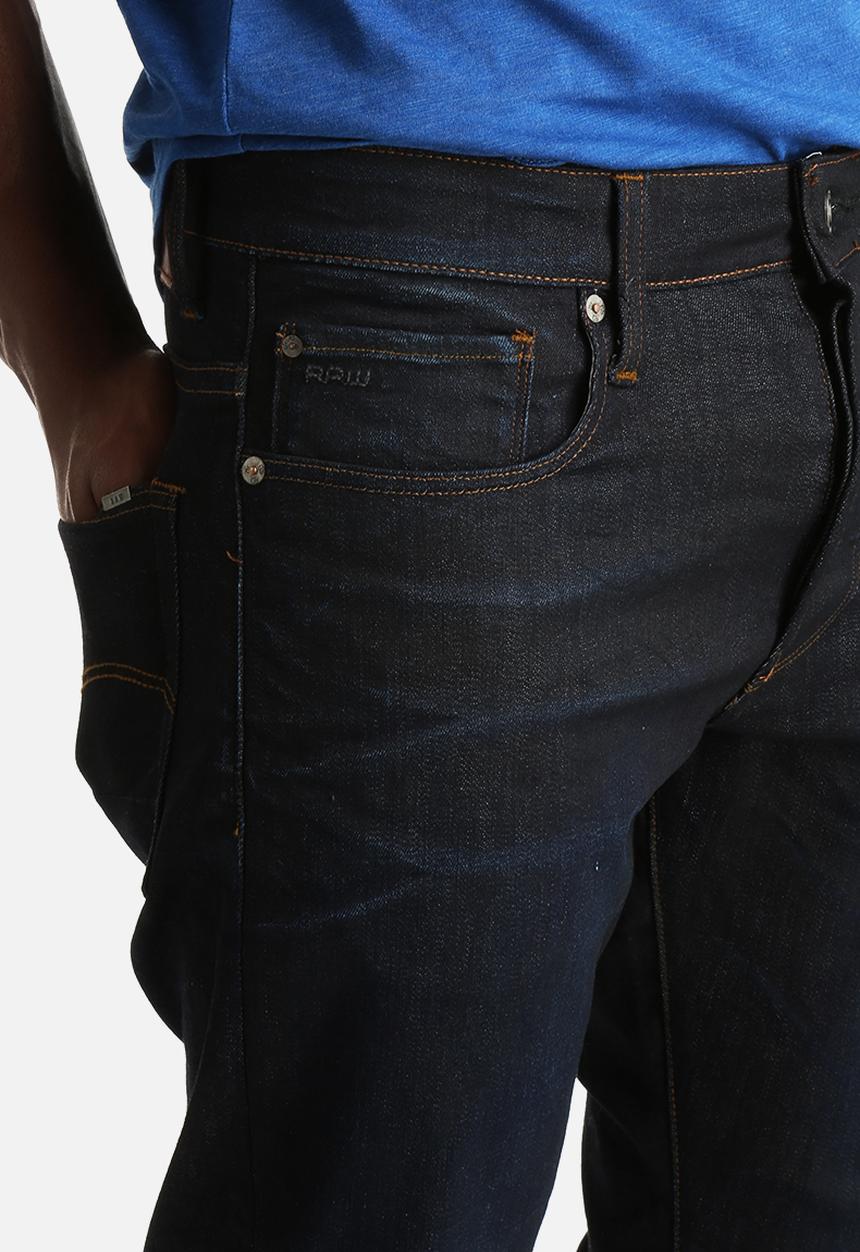 G-STAR - 3301 Regular Tapered Visor r stretch denim dk aged
