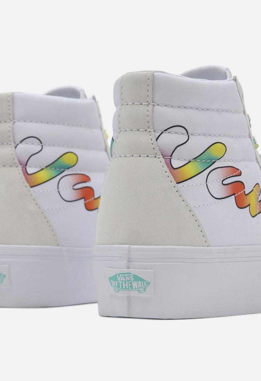 Vans - SK8-Hi platform 2.0 - (spring fade) white