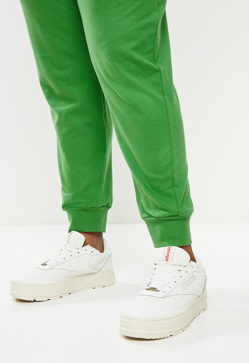 Me&B - Plus cotton fleece pants - green
