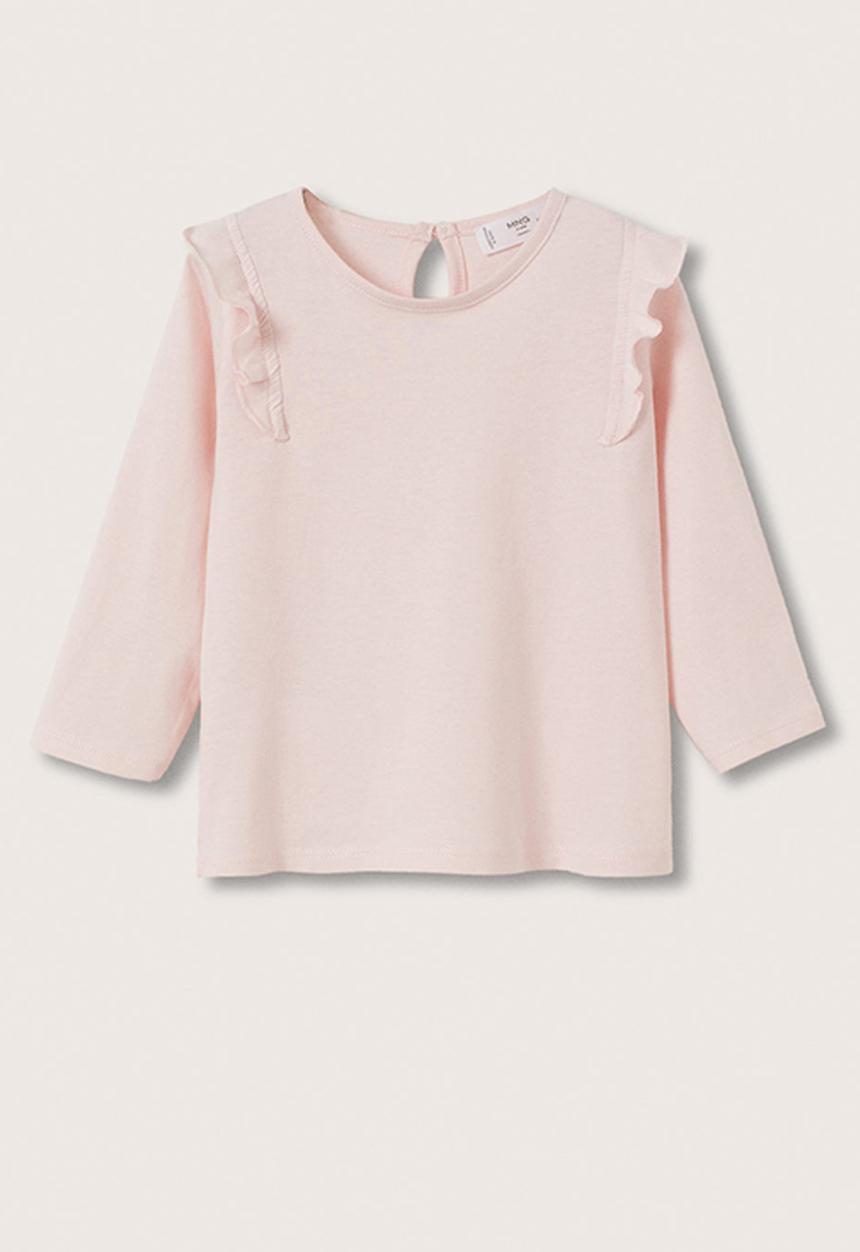 MANGO - T-shirt italy - pink