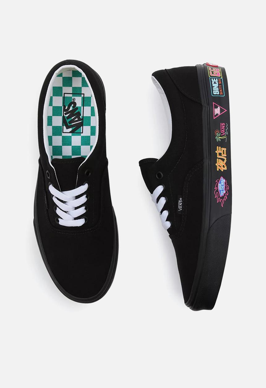 Vans - Era - (vans market) black/neon