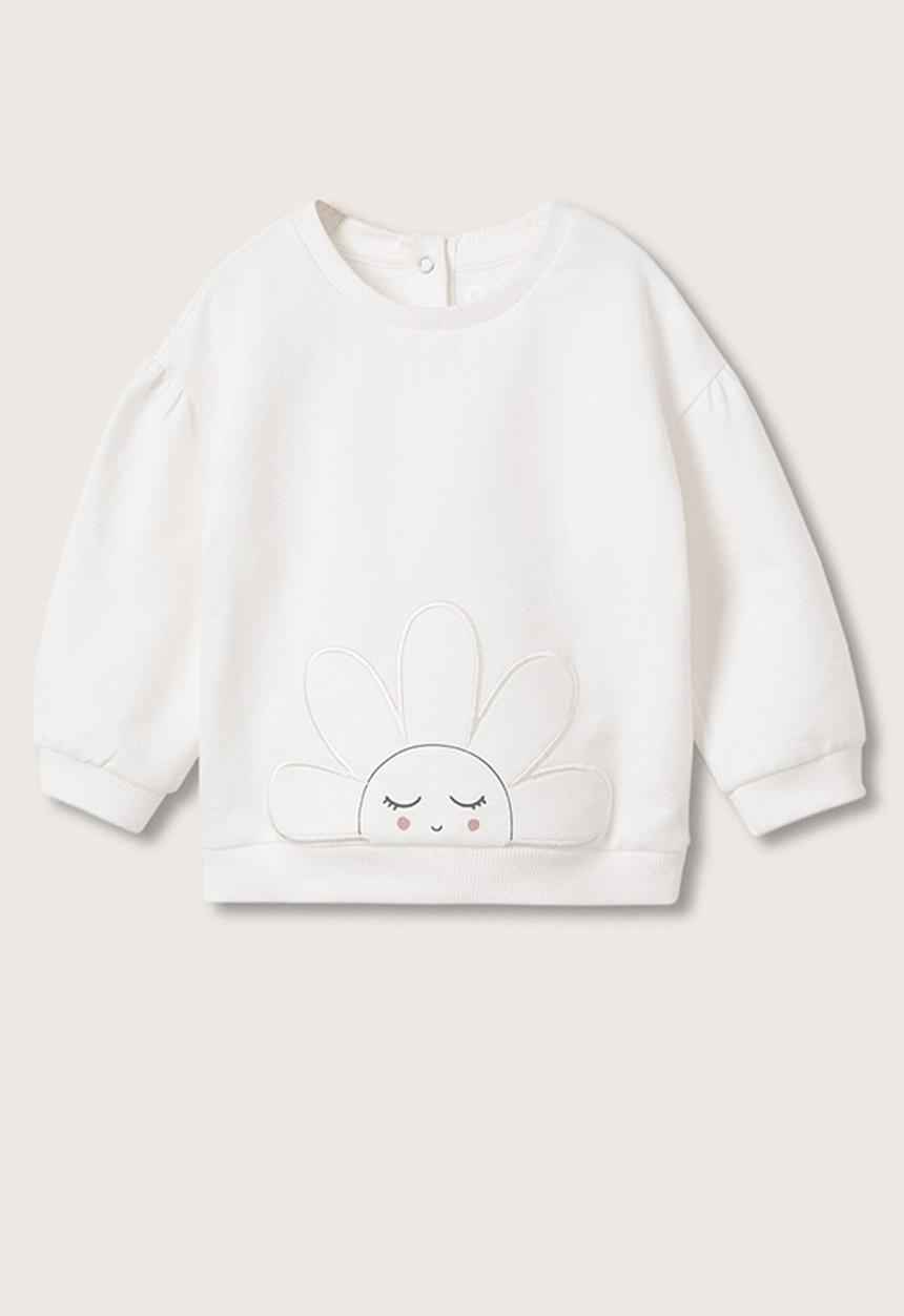 MANGO - Sweatshirt alice - white