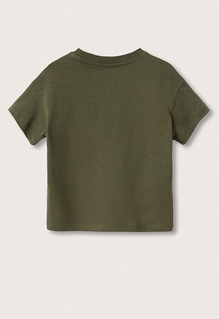 MANGO - T-shirt boston - khaki