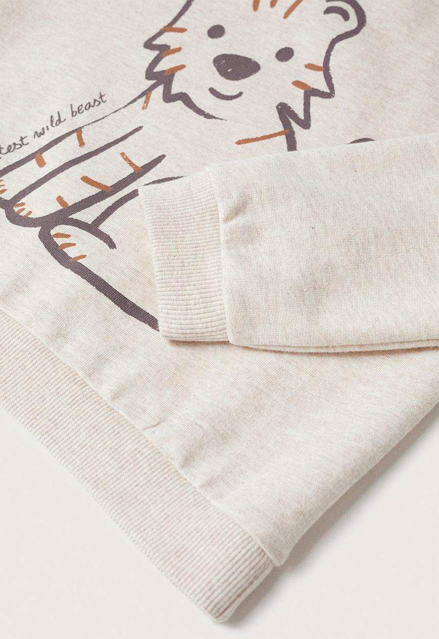 MANGO - Tracksuit sweetpa - light pastal brown