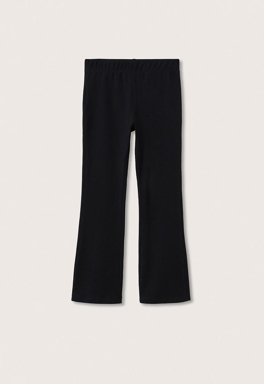 MANGO - Leggings bell - black