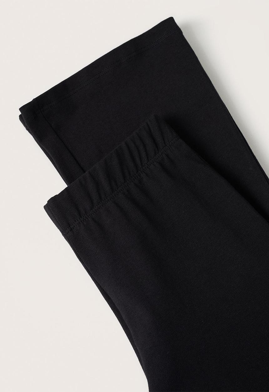 MANGO - Leggings bell - black