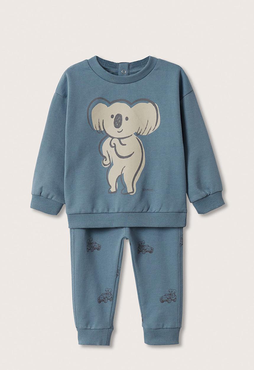MANGO - Tracksuit sweetpa - medium blue