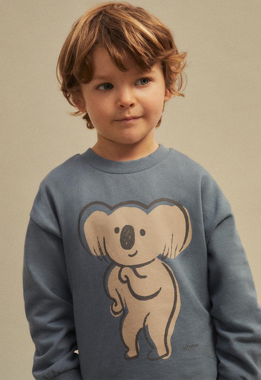MANGO - Sweatshirt sweeties - blue