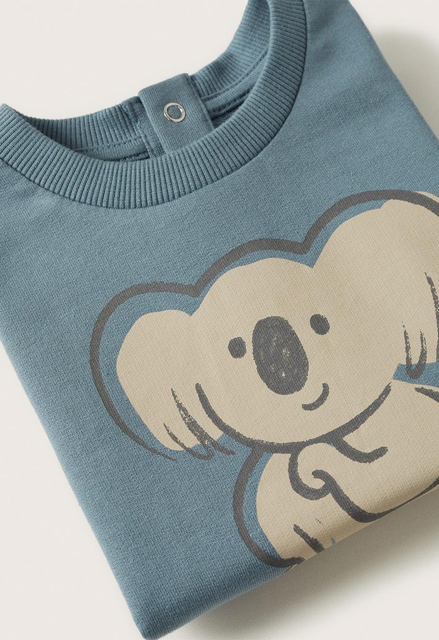 MANGO - Sweatshirt sweeties - blue