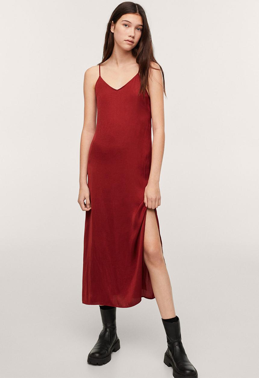 MANGO - Dress rojo - red