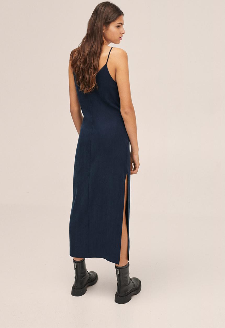 MANGO - Dress azul - navy