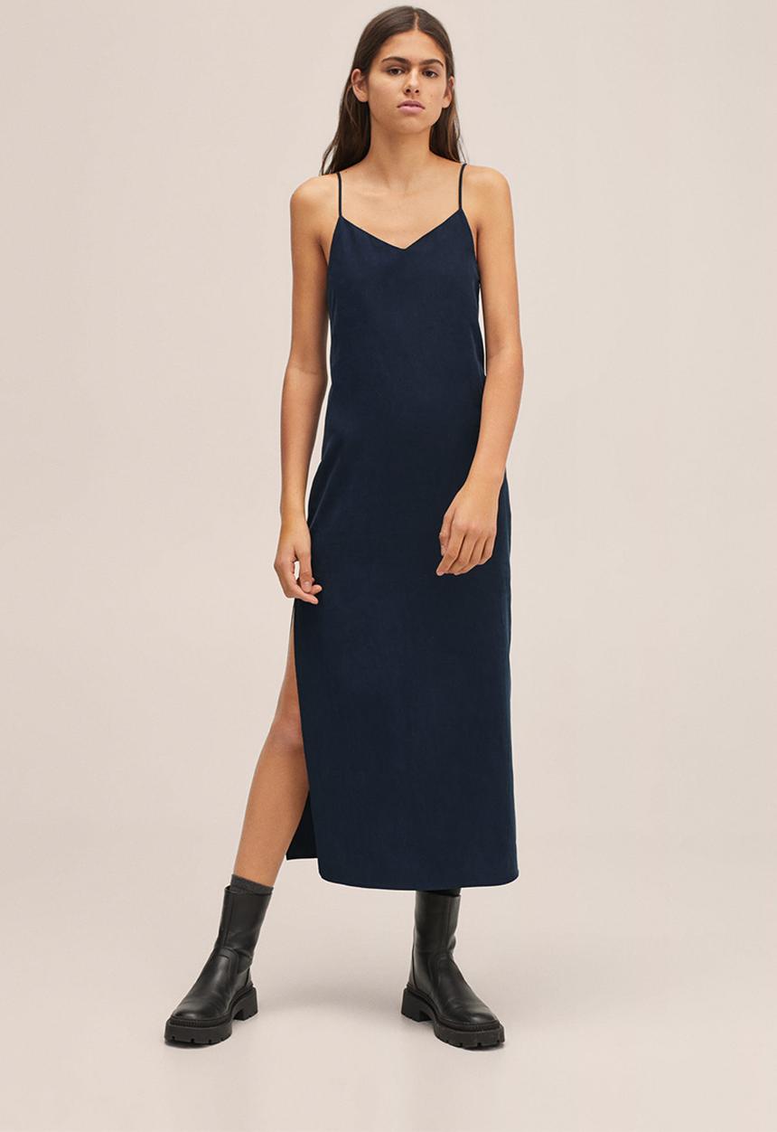 MANGO - Dress azul - navy