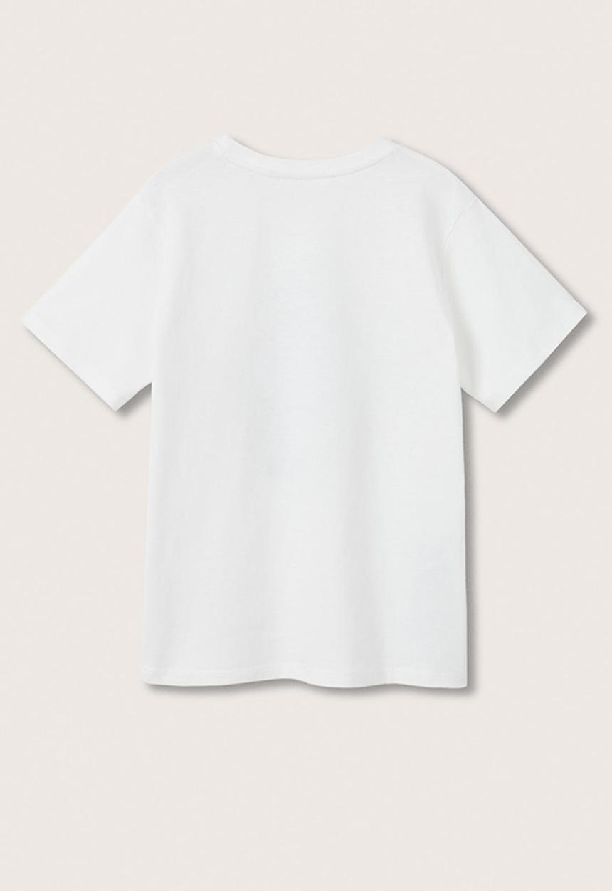 MANGO - T-shirt lyon - white