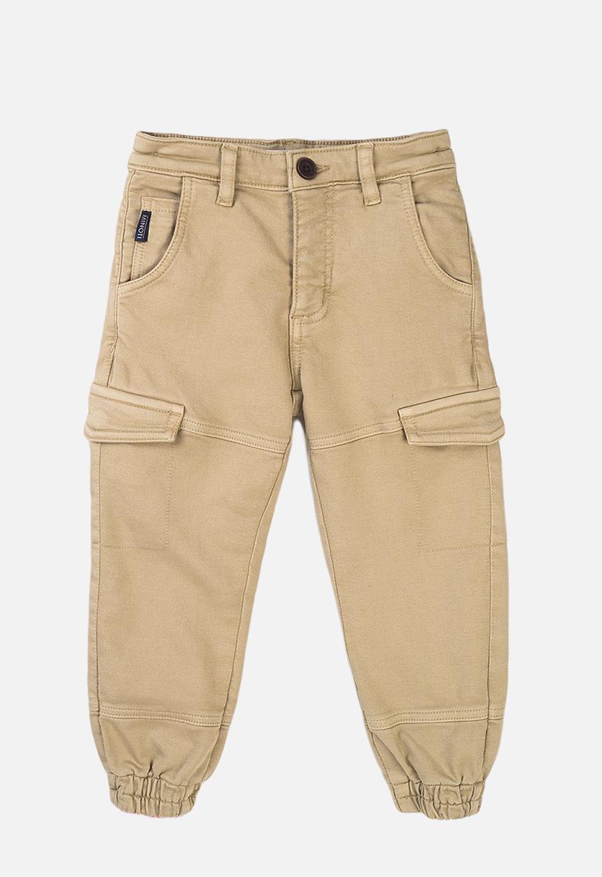 MINOTI - Brown knit look combat pant