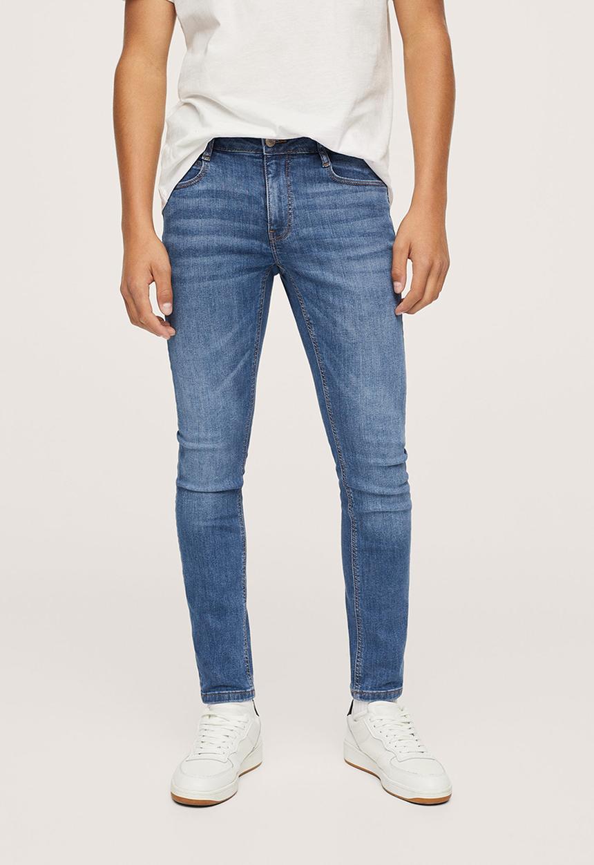 MANGO - Jeans skinny - blue