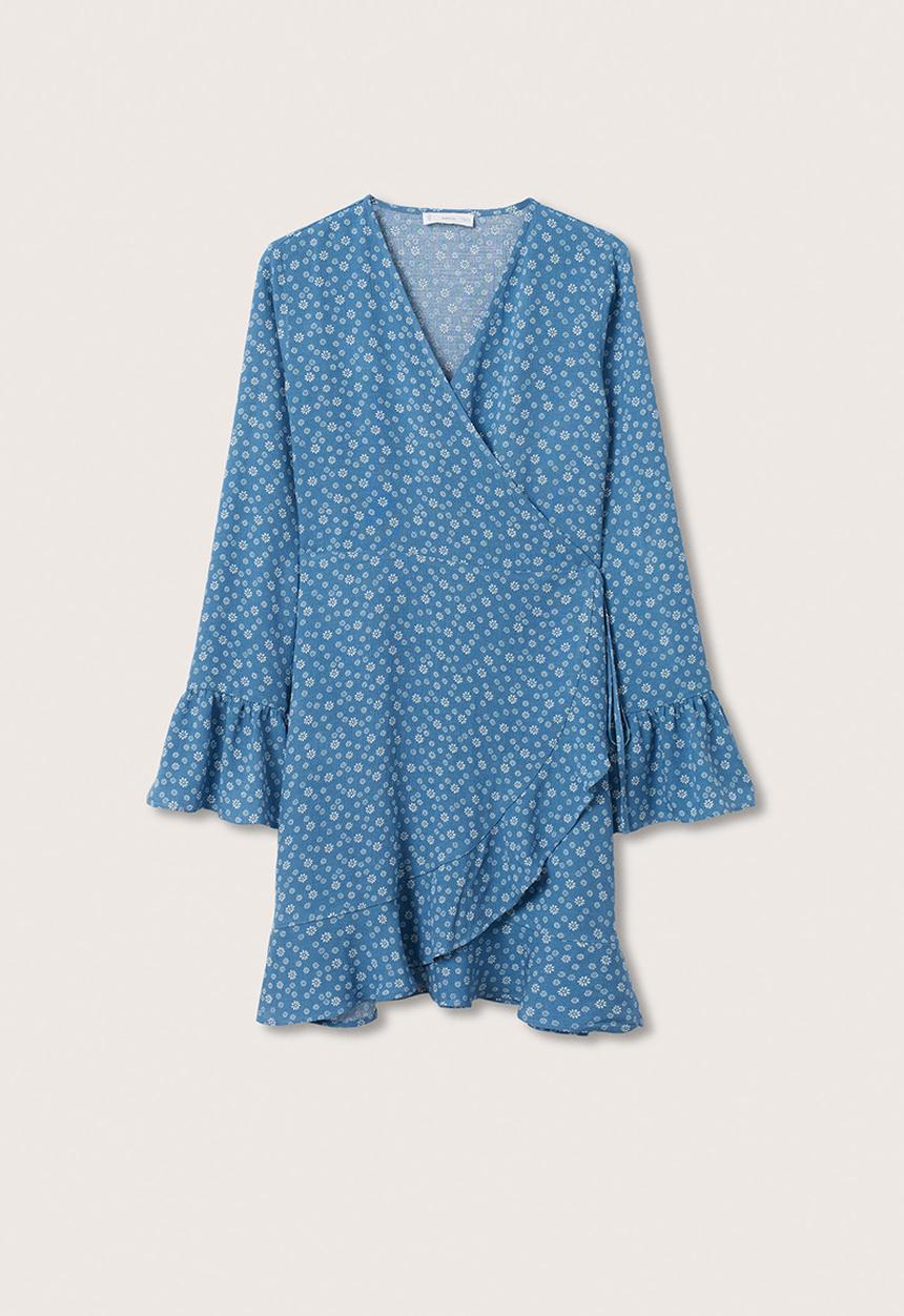 MANGO - Dress sunset - blue