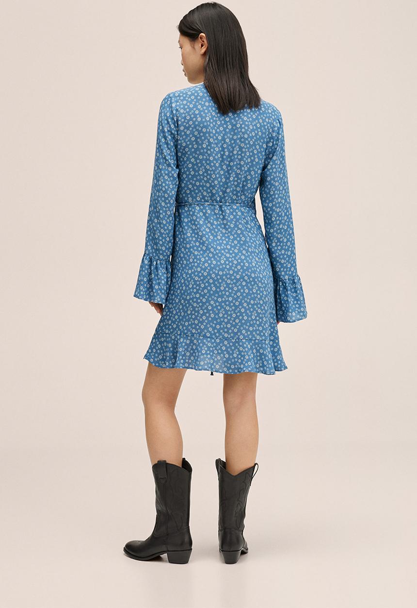 MANGO - Dress sunset - blue