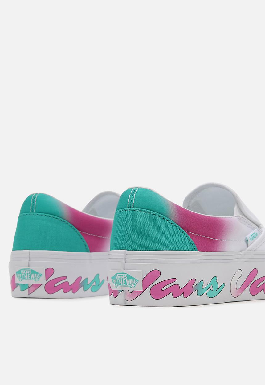 Vans - Classic Slip-On platform - (spring fade) white/true white