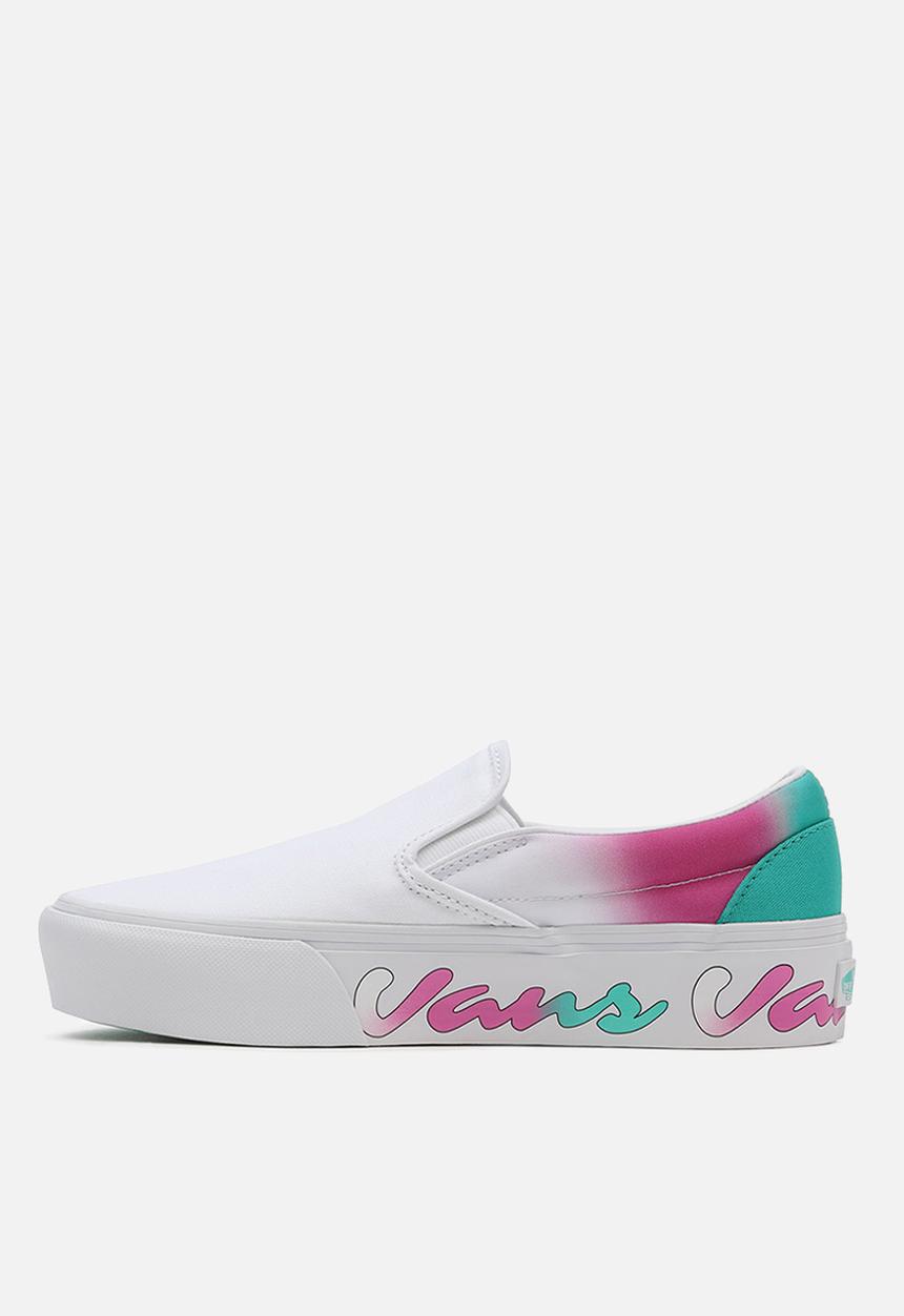 Vans - Classic Slip-On platform - (spring fade) white/true white