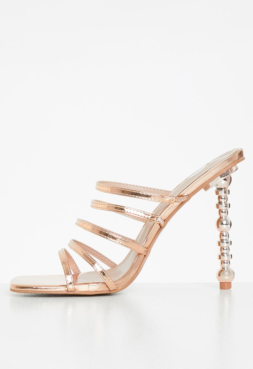Footwork - Thals square tow mule heel - rose