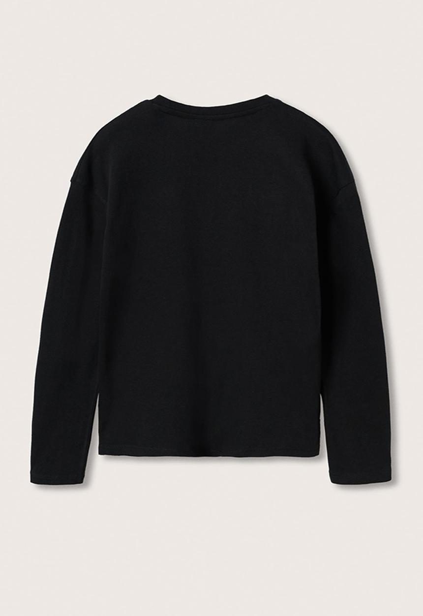 MANGO - T-shirt bea - black