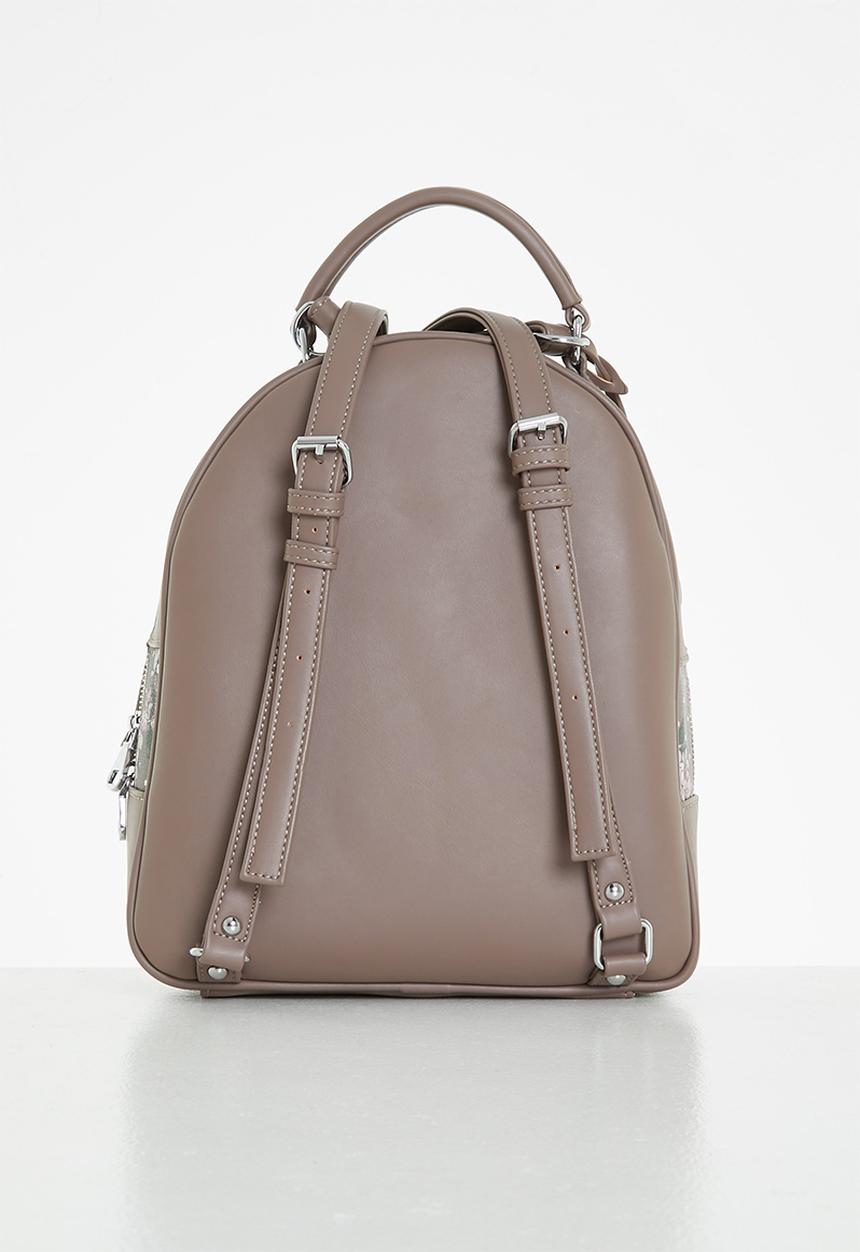 POLO - Floral backpack - taupe